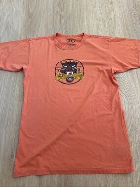 Ralph Lauren RRL Orange Short-Sleeve Graphic Tee Men’s small EC soft cotton